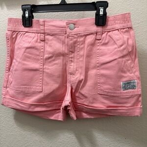 Levi’s Girls 16 Pink Utility Shorts NWOT Y2K Summer